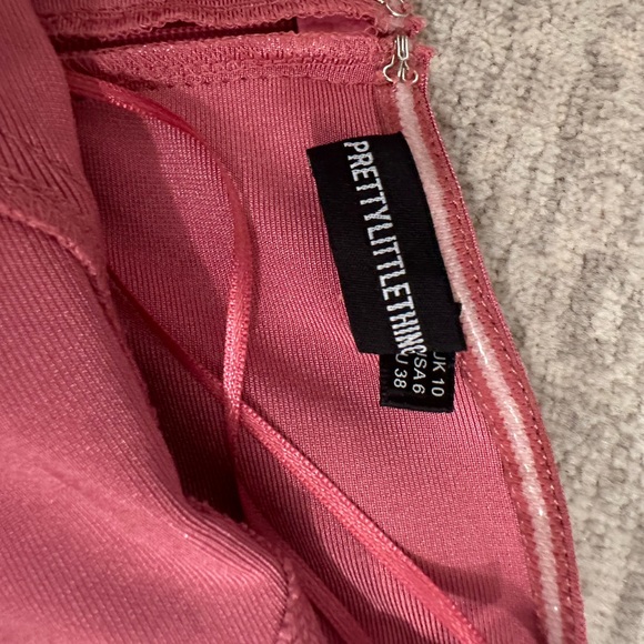 Rose Bandage Frill Hem Midi Dress - Picture 5 of 5